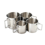 4PCS Stainless Cups  Cookware Equipment Accessory