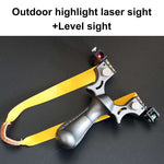 New Hunting Slingshot With Level High Precision Instrument For Outdoor Catapult Slingshot Balls Laser Aiming Shooting Tool