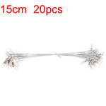 20Pcs Leadcore Leash 15CM 20CM 30CM Fishing Line