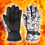 Camouflage Hunting Gloves Windproof Fleece Internal Warm Gloves