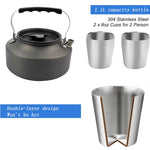 Portable Pot Pan Cup Teaport Set