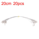 20Pcs Leadcore Leash 15CM 20CM 30CM Fishing Line