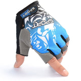 1 Pair Anti Slip Half Finger Cycling Gloves