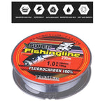 200m100% Nylon Transparent Fluorocarbon Fishing Tackle