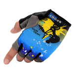 1 Pair Anti Slip Half Finger Cycling Gloves