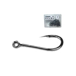 Fishing Hooks Set Carbon Steel Single Circle