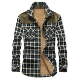 Fleece Lined Flannel Shirt Jacket