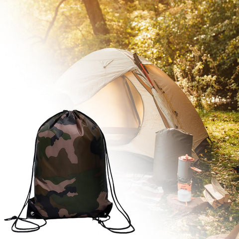 Waterproof Camouflage Backpack Drawstring  Bag