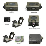 Geological Compass Digital Compass Camping Navigation Equipment