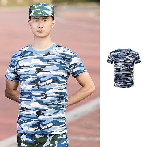 Outdoor T-shirt Camouflage Quick-drying