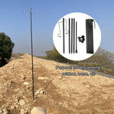 Outdoor Camping Foldable Lamp Post Pole