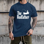 Summer Casual Fishing Male Print T Shirt