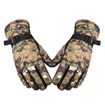 Camouflage Hunting Gloves Windproof Fleece Internal Warm Gloves