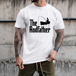 Summer Casual Fishing Male Print T Shirt