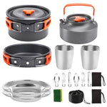 Portable Pot Pan Cup Teaport Set