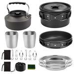 Portable Pot Pan Cup Teaport Set