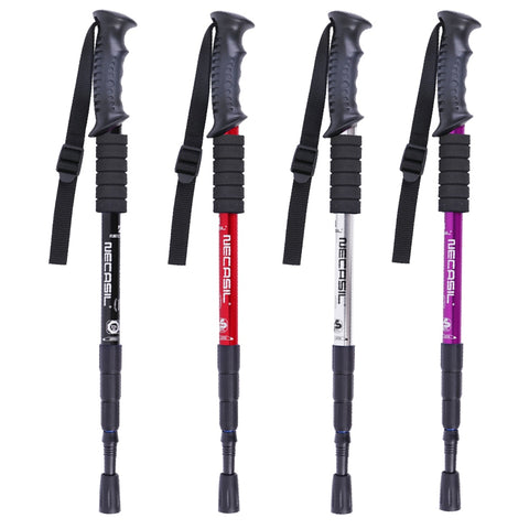 Trekking Pole Telescopic Cane Stick Crutch for Outdoor Hiking Walking