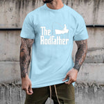 Summer Casual Fishing Male Print T Shirt