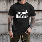 Summer Casual Fishing Male Print T Shirt