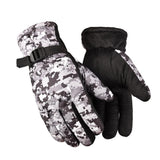 Camouflage Hunting Gloves Windproof Fleece Internal Warm Gloves