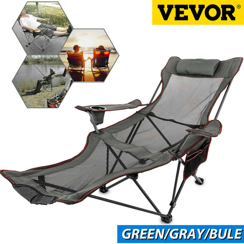 Chair For Camping Fishing Foldable Beach Lounge Chair