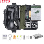 15 In 1 Outdoor Survival Kit Set