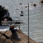 Outdoor Camping Foldable Lamp Post Pole